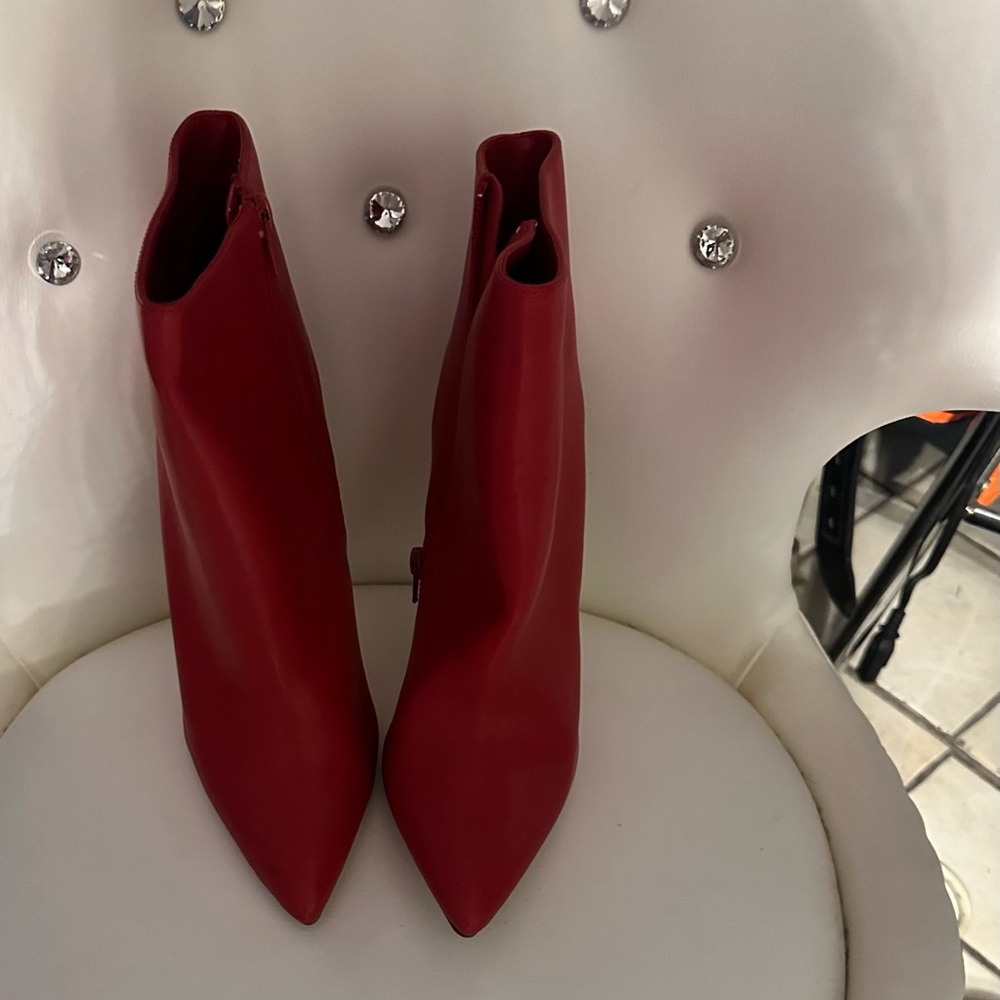 Red Ankle boots